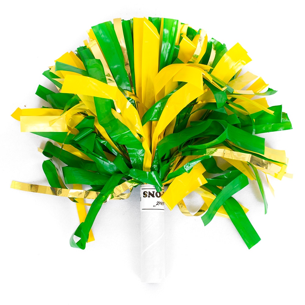 Ducks Spirit, Green, Pom Poms & Beads, Sports, Football, School Specialty, Large, Multi-color, 868400